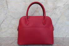 画像をギャラリービューアに読み込む, HERMES／エルメス ボリード31 ヴォーエプソン ルビー □N刻印 ショルダーバッグ 700100099
