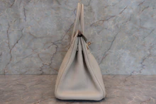 画像をギャラリービューアに読み込む, HERMES/エルメス バーキン30 トリヨンクレマンス ベトン A刻印 ハンドバッグ 700010118