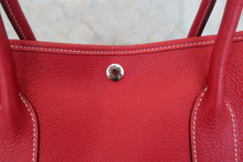 画像をギャラリービューアに読み込む, HERMES/エルメス ガーデンパーティPM ネゴンダ ルージュガランス □K刻印 トートバッグ 800030167