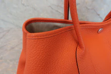 画像をギャラリービューアに読み込む, HERMES／エルメス ガーデンパーティPM ネゴンダ オレンジポピー □R刻印 トートバッグ 800020173

