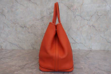 画像をギャラリービューアに読み込む, HERMES/エルメス ガーデンパーティPM ネゴンダ オレンジポピー □R刻印 トートバッグ 800020173
