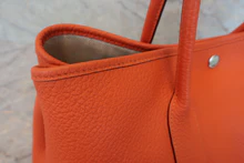 画像をギャラリービューアに読み込む, HERMES／エルメス ガーデンパーティPM ネゴンダ オレンジポピー □R刻印 トートバッグ 800020173
