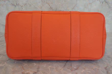 画像をギャラリービューアに読み込む, HERMES／エルメス ガーデンパーティPM ネゴンダ オレンジポピー □R刻印 トートバッグ 800020173
