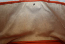 画像をギャラリービューアに読み込む, HERMES/エルメス ガーデンパーティPM ネゴンダ オレンジポピー □R刻印 トートバッグ 800020173