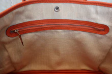 画像をギャラリービューアに読み込む, HERMES/エルメス ガーデンパーティPM ネゴンダ オレンジポピー □R刻印 トートバッグ 800020173