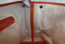 画像をギャラリービューアに読み込む, HERMES/エルメス ガーデンパーティPM ネゴンダ オレンジポピー □R刻印 トートバッグ 800020173