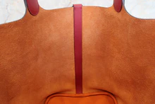 画像をギャラリービューアに読み込む, HERMES/エルメス ピコタンロックタッチGM トリヨンクレマンス/ヴォースイフト オレンジ/ルージュグレナ X刻印 ハンドバッグ 700110144