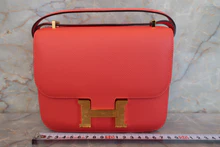 画像をギャラリービューアに読み込む, HERMES／エルメス コンスタンス3 ミニ ヴォーエプソン ローズジャイプール A刻印 ショルダーバッグ 700110170
