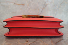 画像をギャラリービューアに読み込む, HERMES/エルメス コンスタンス3 ミニ ヴォーエプソン ローズジャイプール A刻印 ショルダーバッグ 700110170