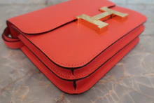 画像をギャラリービューアに読み込む, HERMES/エルメス コンスタンス3 ミニ ヴォーエプソン ローズジャイプール A刻印 ショルダーバッグ 700110170