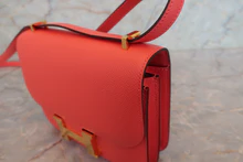画像をギャラリービューアに読み込む, HERMES／エルメス コンスタンス3 ミニ ヴォーエプソン ローズジャイプール A刻印 ショルダーバッグ 700110170

