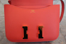 画像をギャラリービューアに読み込む, HERMES／エルメス コンスタンス3 ミニ ヴォーエプソン ローズジャイプール A刻印 ショルダーバッグ 700110170
