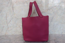 画像をギャラリービューアに読み込む, HERMES/エルメス ピコタンロックMM トリヨンクレマンス トスカ □P刻印 ハンドバッグ 700100136