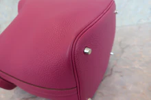 画像をギャラリービューアに読み込む, HERMES/エルメス ピコタンロックMM トリヨンクレマンス トスカ □P刻印 ハンドバッグ 700100136