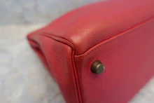 画像をギャラリービューアに読み込む, HERMES／エルメス ケリー32 クシュベル ルージュヴィフ ショルダーバッグ 600120307
