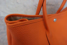 画像をギャラリービューアに読み込む, HERMES／エルメス ガーデンパーティPM ネゴンダ オレンジ □R刻印 トートバッグ 800030108
