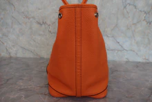 画像をギャラリービューアに読み込む, HERMES／エルメス ガーデンパーティPM ネゴンダ オレンジ □R刻印 トートバッグ 800030108
