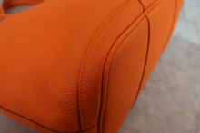 画像をギャラリービューアに読み込む, HERMES／エルメス ガーデンパーティPM ネゴンダ オレンジ □R刻印 トートバッグ 800030108

