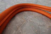 画像をギャラリービューアに読み込む, HERMES/エルメス ガーデンパーティPM ネゴンダ オレンジ □R刻印 トートバッグ 800030108