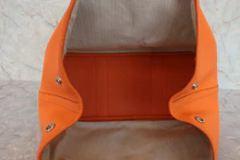 画像をギャラリービューアに読み込む, HERMES／エルメス ガーデンパーティPM ネゴンダ オレンジ □R刻印 トートバッグ 800030108
