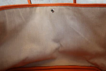 画像をギャラリービューアに読み込む, HERMES/エルメス ガーデンパーティPM ネゴンダ オレンジ □R刻印 トートバッグ 800030108