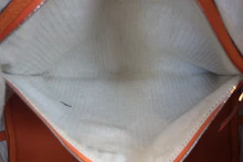 画像をギャラリービューアに読み込む, HERMES/エルメス ガーデンパーティPM ネゴンダ オレンジ □R刻印 トートバッグ 800030108