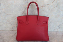 画像をギャラリービューアに読み込む, HERMES/エルメス バーキン30 トゴ ルージュガランス □M刻印 ハンドバッグ 700060284