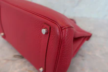 画像をギャラリービューアに読み込む, HERMES/エルメス バーキン30 トゴ ルージュガランス □M刻印 ハンドバッグ 700060284