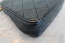 画像をギャラリービューアに読み込む, CHANEL/シャネル マトラッセフリンジチェーンショルダーバッグ ラムスキン ブラック/ゴールド金具 ショルダーバッグ 800020112