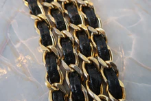 画像をギャラリービューアに読み込む, CHANEL/シャネル マトラッセフリンジチェーンショルダーバッグ ラムスキン ブラック/ゴールド金具 ショルダーバッグ 800020112
