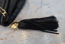 画像をギャラリービューアに読み込む, CHANEL/シャネル マトラッセフリンジチェーンショルダーバッグ ラムスキン ブラック/ゴールド金具 ショルダーバッグ 800020112
