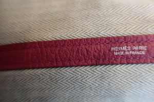 HERMES／エルメス ガーデンパーティPM ネゴンダ トスカ □P刻印 トートバッグ 600040089