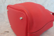 画像をギャラリービューアに読み込む, HERMES/エルメス ピコタンロックMM トリヨンクレマンス ルージュカザック X刻印 ハンドバッグ 700100141