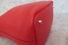 画像をギャラリービューアに読み込む, HERMES／エルメス ピコタンロックＭＭ トリヨンクレマンス ルージュカザック X刻印 ハンドバッグ 700100141
