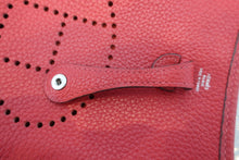 画像をギャラリービューアに読み込む, HERMES/エルメス ピコタンロックMM トリヨンクレマンス ルージュカザック X刻印 ハンドバッグ 700100141