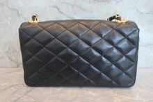 画像をギャラリービューアに読み込む, CHANEL/シャネル マトラッセチェーンショルダーバッグ ラムスキン ブラック/ゴールド金具 ショルダーバッグ 800030212