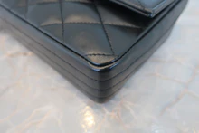 画像をギャラリービューアに読み込む, CHANEL/シャネル マトラッセチェーンショルダーバッグ ラムスキン ブラック/ゴールド金具 ショルダーバッグ 800030212
