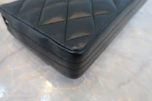 画像をギャラリービューアに読み込む, CHANEL/シャネル マトラッセチェーンショルダーバッグ ラムスキン ブラック/ゴールド金具 ショルダーバッグ 800030212
