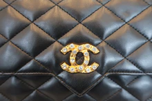 画像をギャラリービューアに読み込む, CHANEL/シャネル マトラッセチェーンショルダーバッグ ラムスキン ブラック/ゴールド金具 ショルダーバッグ 800030212
