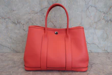 画像をギャラリービューアに読み込む, HERMES/エルメス ガーデンパーティTPM ヴォーエプソン ローズジャイプール A刻印 トートバッグ 800030192
