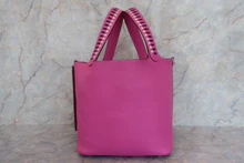 画像をギャラリービューアに読み込む, HERMES/エルメス ピコタンロックMM トレサージュ ヴォーエプソン マグノリア/ブルーサフィール/クレ C刻印 ハンドバッグ 700030191