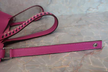 画像をギャラリービューアに読み込む, HERMES/エルメス ピコタンロックMM トレサージュ ヴォーエプソン マグノリア/ブルーサフィール/クレ C刻印 ハンドバッグ 700030191