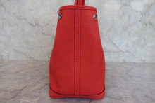 画像をギャラリービューアに読み込む, HERMES／エルメス ガーデンパーティPM ネゴンダ ルージュピヴォワンヌ R刻印 トートバッグ 800030181
