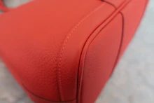 画像をギャラリービューアに読み込む, HERMES/エルメス ガーデンパーティPM ネゴンダ ルージュピヴォワンヌ R刻印 トートバッグ 800030181