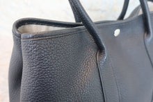 画像をギャラリービューアに読み込む, HERMES／エルメス ガーデンパーティPM ネゴンダ ブラック X刻印 トートバッグ 800030186
