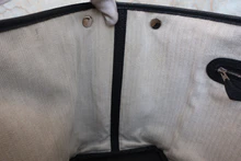 画像をギャラリービューアに読み込む, HERMES／エルメス ガーデンパーティPM ネゴンダ ブラック X刻印 トートバッグ 800030186
