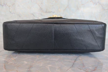 画像をギャラリービューアに読み込む, CHANEL/シャネル Vステッチチェーンショルダーバッグ キャビアスキン ブラック/ゴールド金具 ショルダーバッグ 800030196