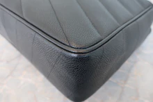 画像をギャラリービューアに読み込む, CHANEL/シャネル Vステッチチェーンショルダーバッグ キャビアスキン ブラック/ゴールド金具 ショルダーバッグ 800030196