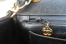 画像をギャラリービューアに読み込む, CHANEL/シャネル Vステッチチェーンショルダーバッグ キャビアスキン ブラック/ゴールド金具 ショルダーバッグ 800030196