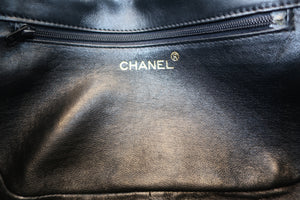 CHANEL/シャネル ココマークチェーンショルダーバッグ ラムスキン ブラック/ゴールド金具 ショルダーバッグ 600120122